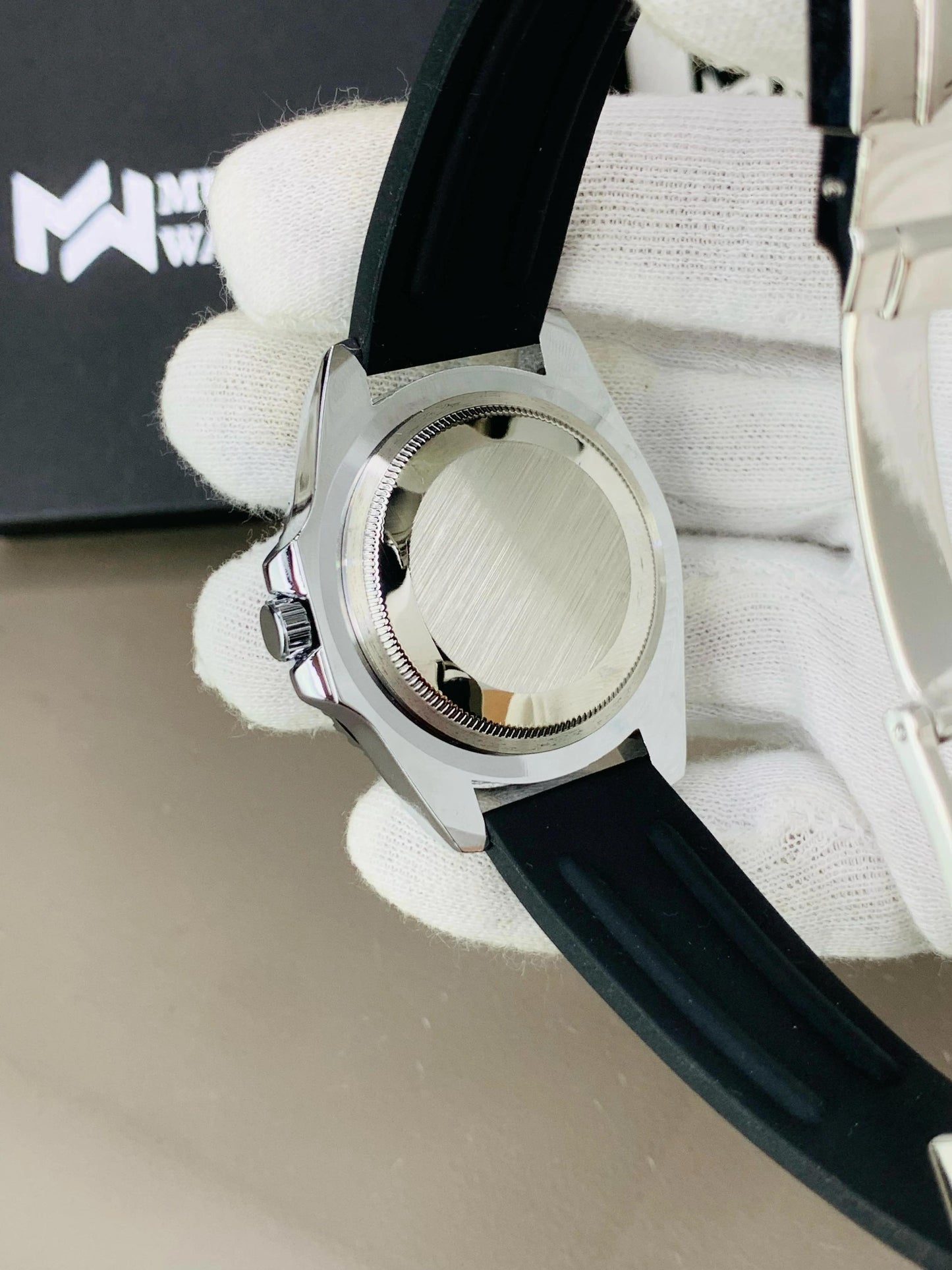 Yacht Master ROLEX men's watch Rubber strap With Heavy Master lock