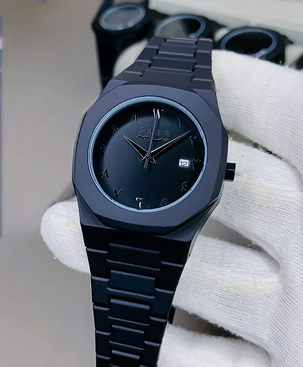 MOST DEMANDING MODEL NEW ARTICLE AURA MODEL SABR WATCH FULL BLACK