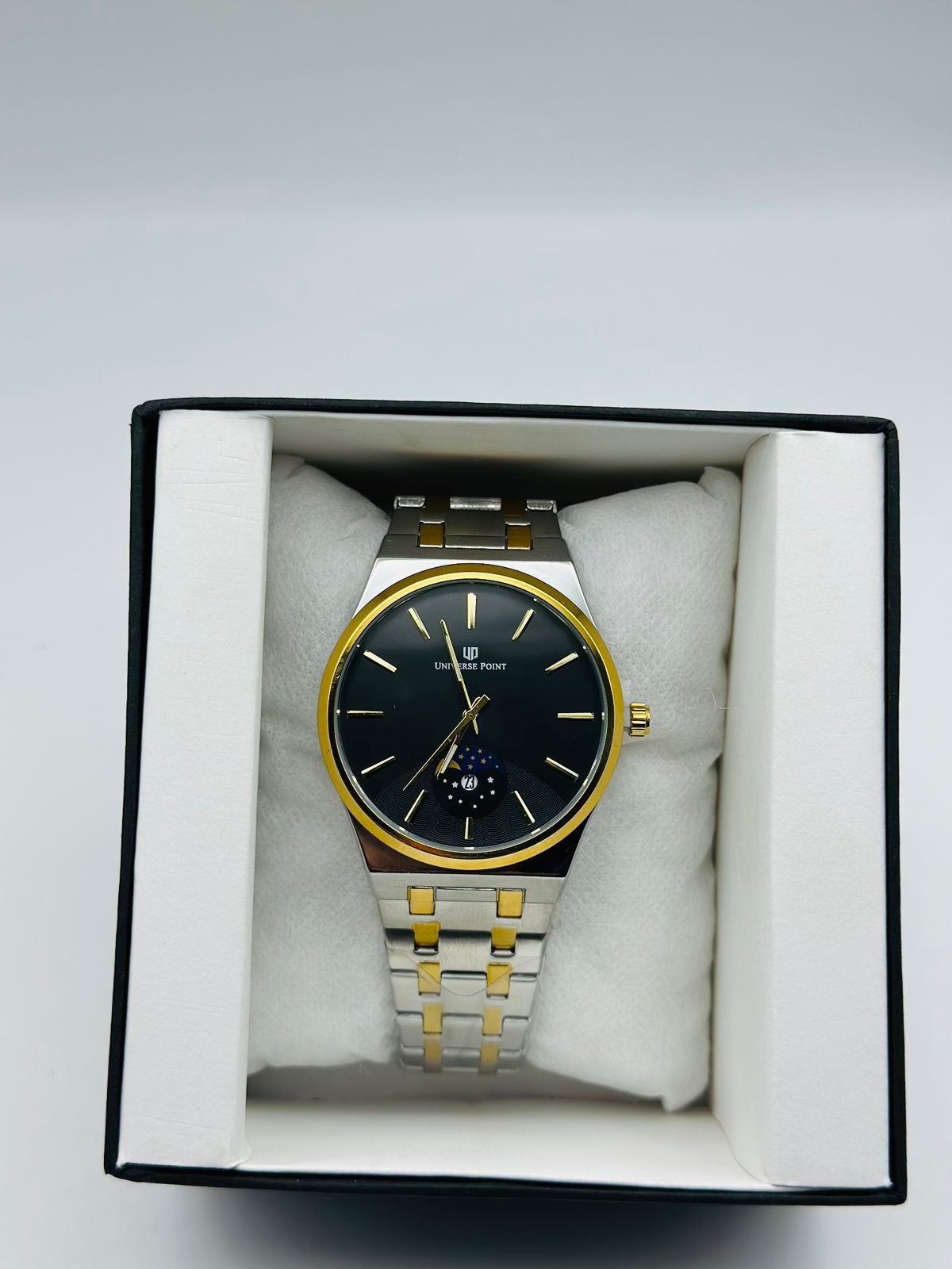 UNIVERSE POINT MEN'S CHAIN WATCH DATE WORKING