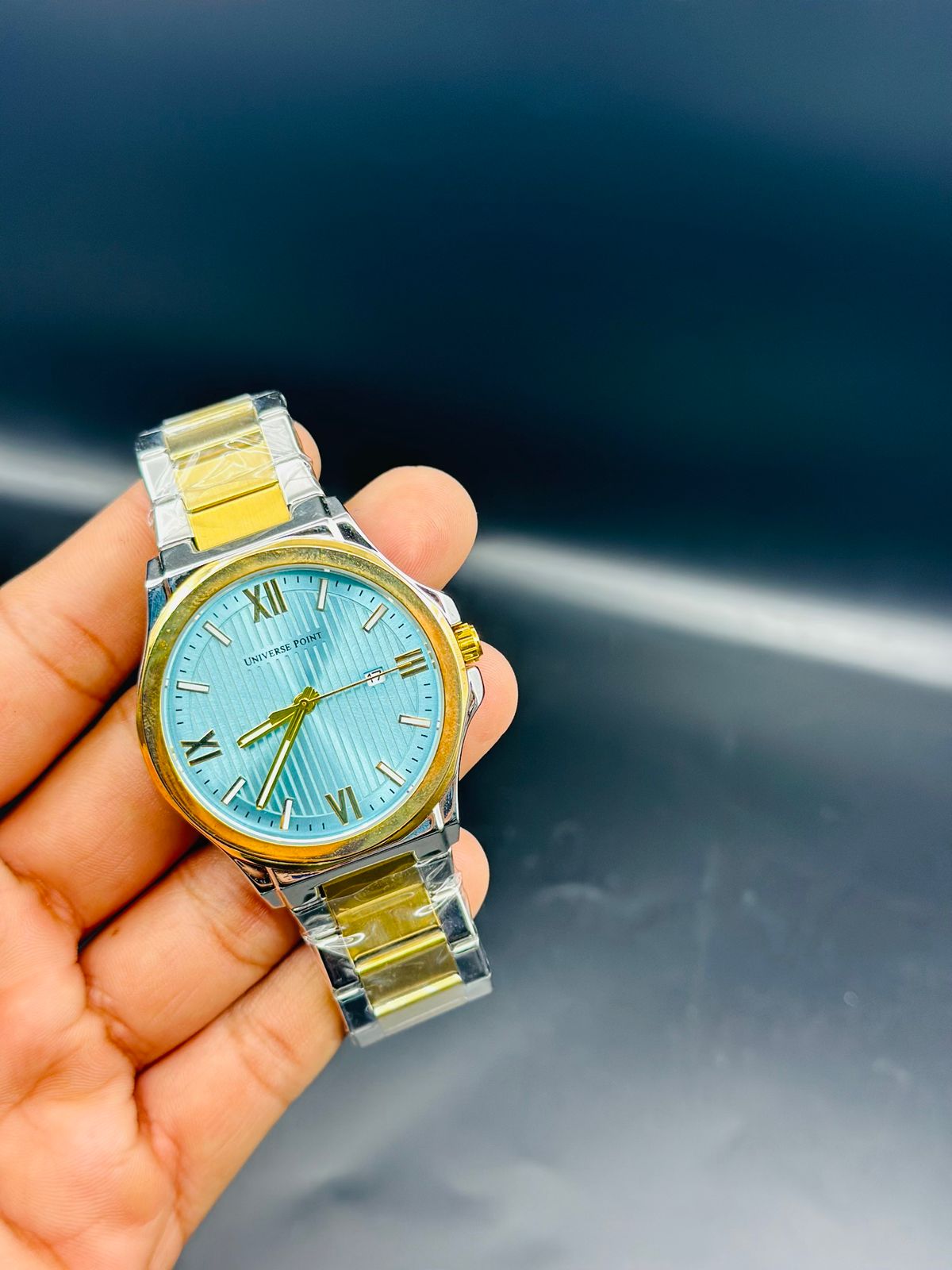 UNIVERSE POINT MEN'S CHAIN WATCH DATE WORKING