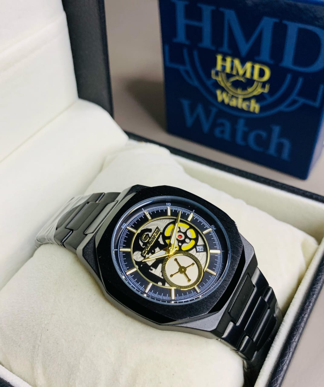 ORIGINAL CHAXIGO BRAND MIX MODELS STAINLESS STEEL CHAIN DATE WORKING BUTTERFLY MASTER LOCK