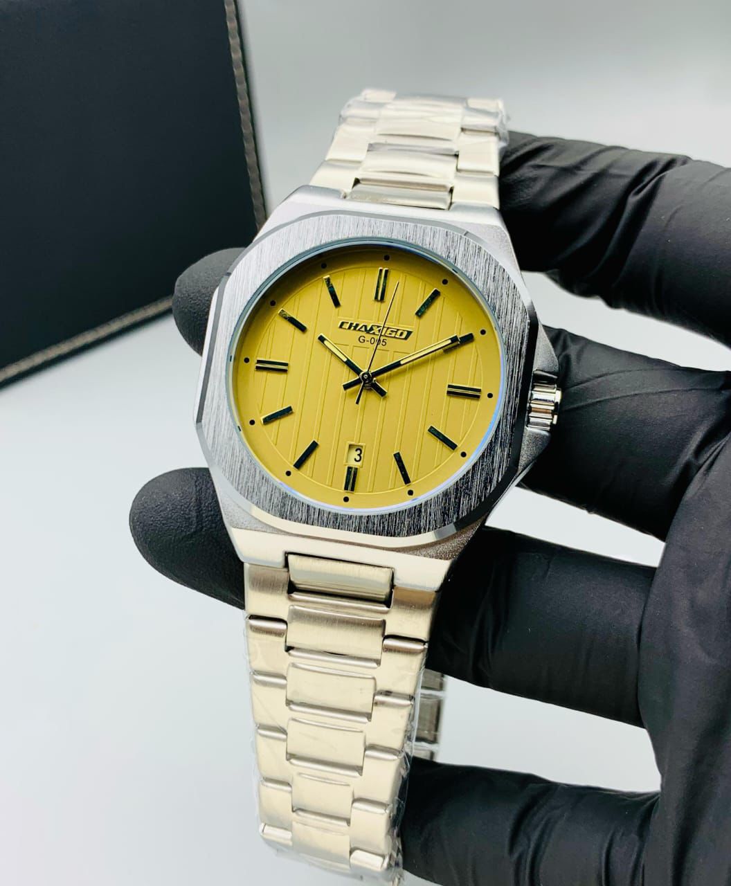 ORIGINAL CHAXIGO BRAND STAINLESS STEEL CHAIN DATE WORKING