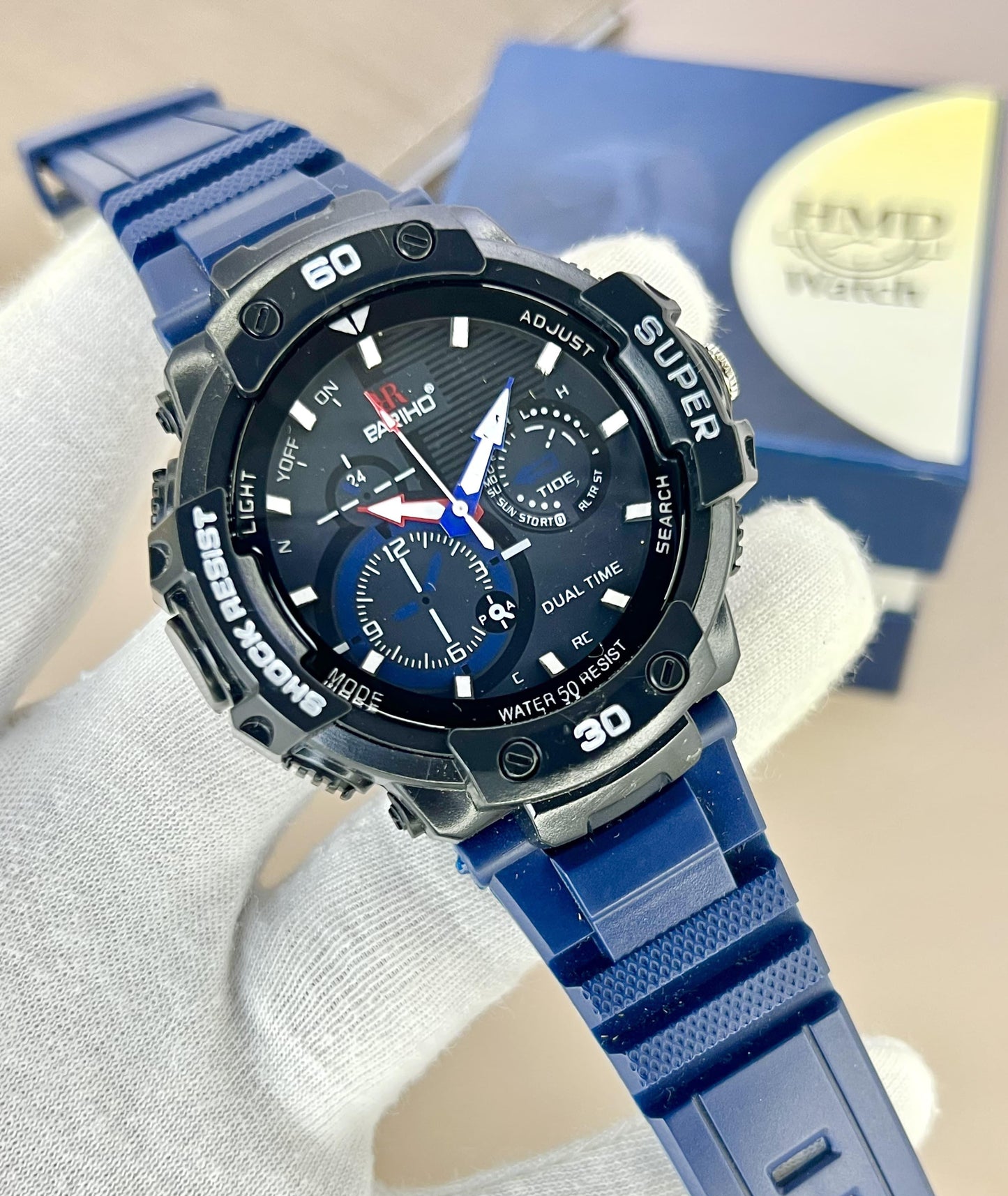 NEW MODEL ARRIVED BARIHO BRAND WATCHES SPORTS LOOK WATCHES WATER RESISTANT SCREW WASHER BACK