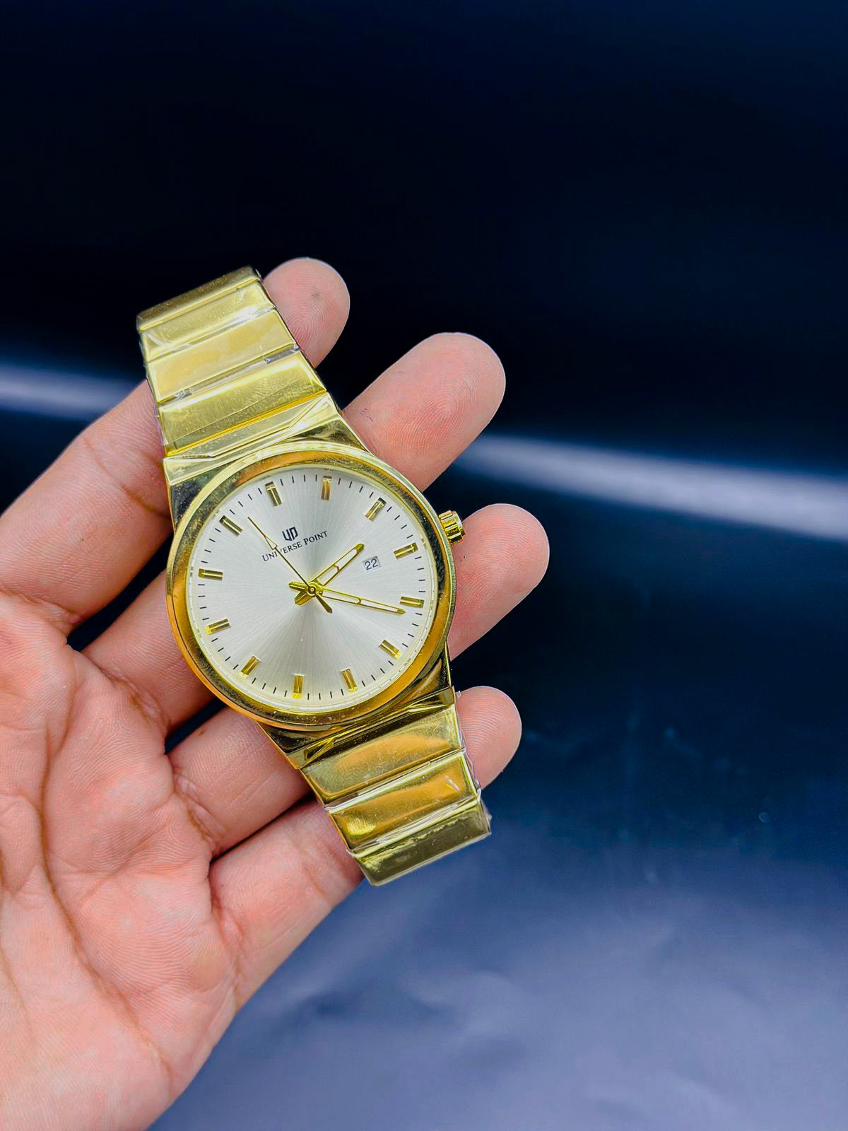 UNIVERSE POINT MEN'S CHAIN WATCH DATE WORKING