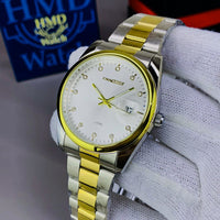 ORIGINAL CHAXIGO BRAND GOLDEN MODELS STAINLESS STEEL CHAIN DATE WORKING BUTTERFLY MASTER LOCK