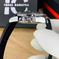 Yacht Master ROLEX men's watch Rubber strap With Heavy Master lock