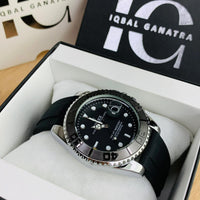 Yacht Master ROLEX men's watch Rubber strap With Heavy Master lock