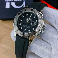 Yacht Master ROLEX men's watch Rubber strap With Heavy Master lock
