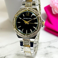 MICHAEL KORS  WOMEN'S CHAIN WATCH  STONE CASE