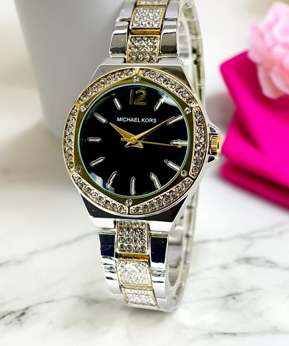 MICHAEL KORS  WOMEN'S CHAIN WATCH  STONE CASE