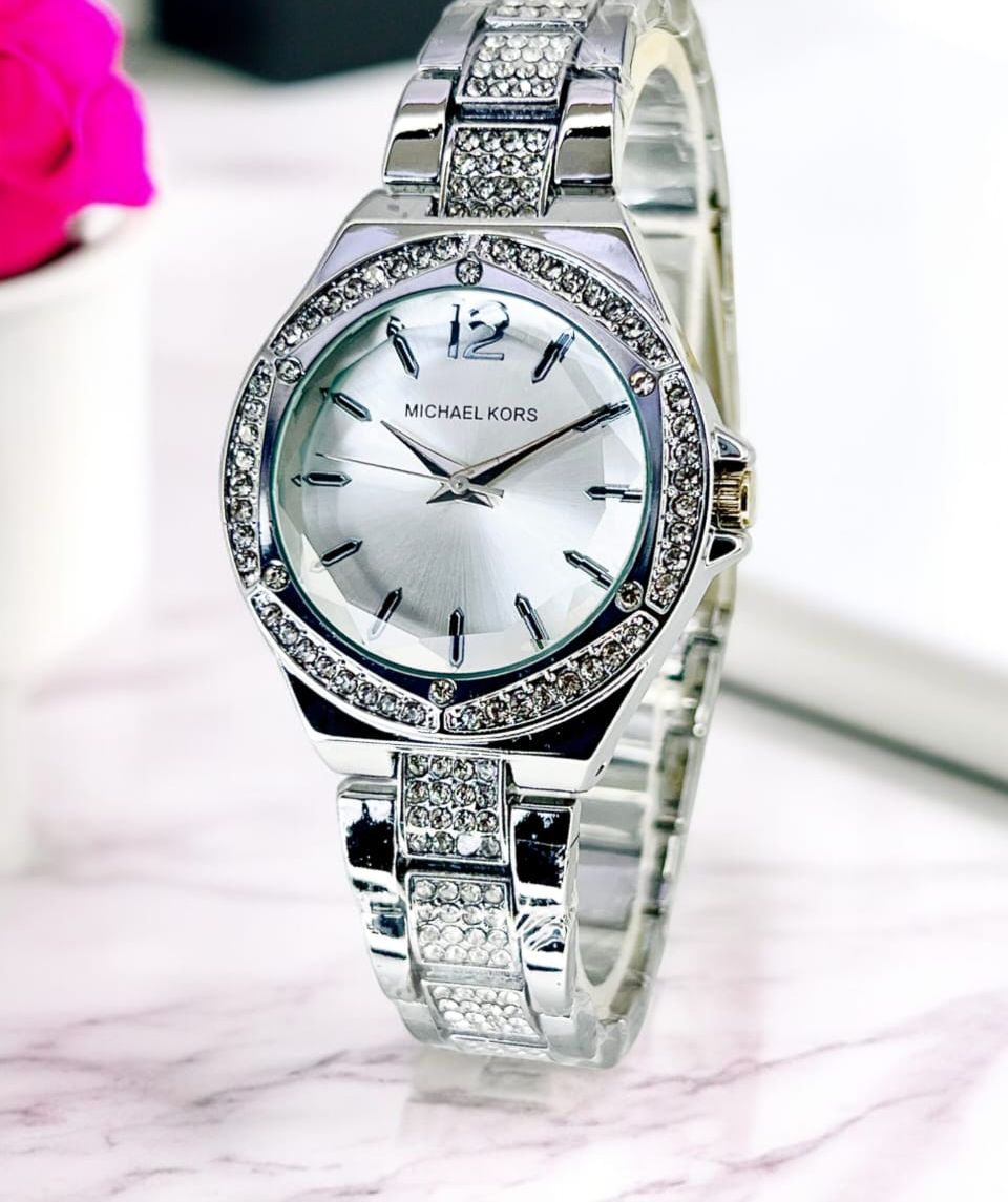 MICHAEL KORS  WOMEN'S CHAIN WATCH  STONE CASE