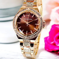 MICHAEL KORS  WOMEN'S CHAIN WATCH  STONE CASE