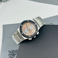 HUBLOT SKELETON GENTS COLLECTION METALLIC CASE WITH DATE