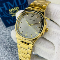 UNIVERSE POINT MEN'S CHAIN WATCH DATE WORKING BLACK ROUND DIAL