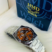 UNIVERSE POINT MEN'S CHAIN WATCH DATE WORKING SHARP ROUND DIAL