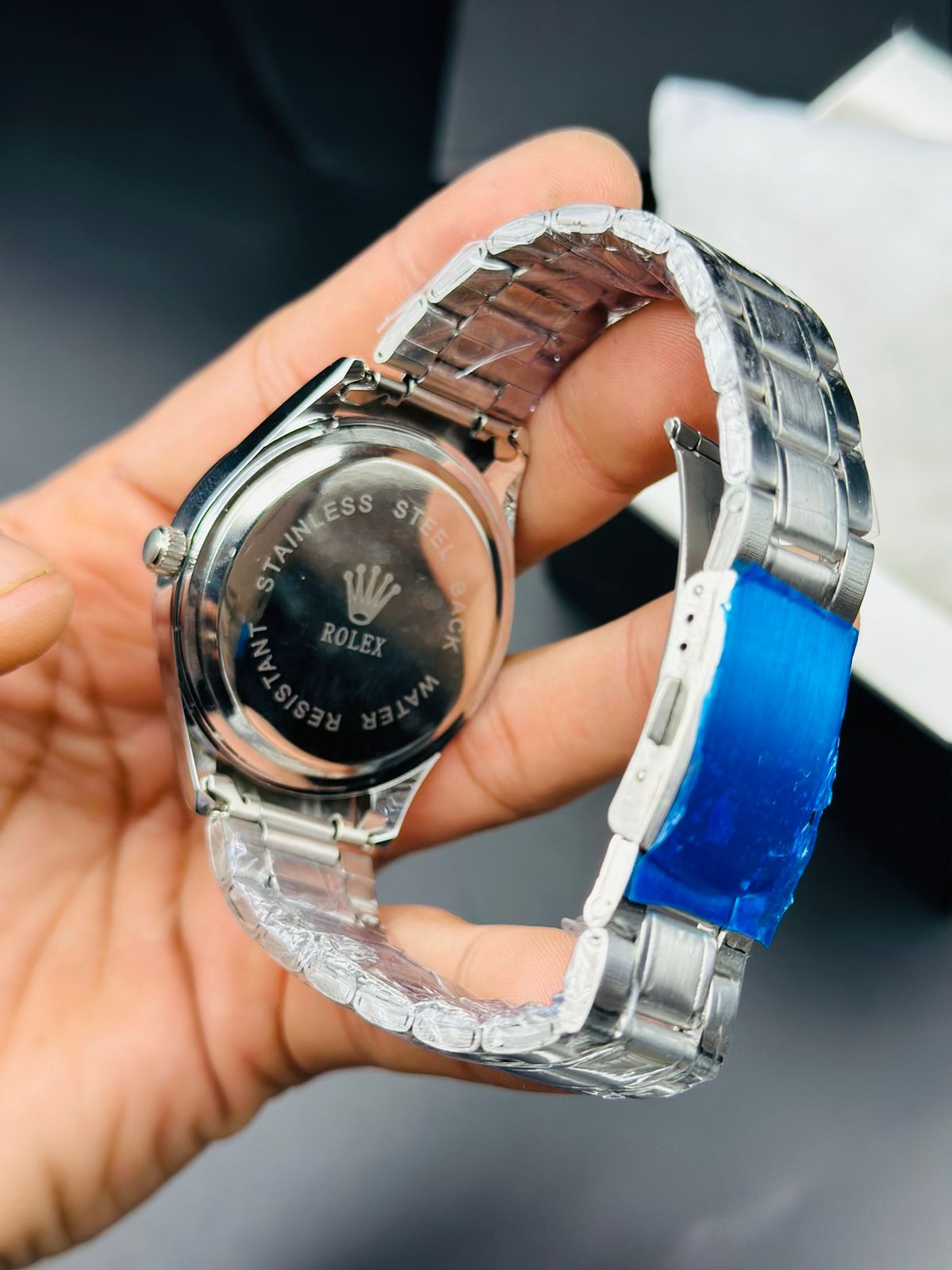 ROLEX WATCH NEW ARRIVALS ATTRACTIVE COLORS DATE WORKING STAINLESS STEEL CHAIN