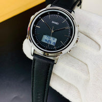 SKMEI WATCH  FOR MEN'S BRANDED WATCH  DUAL TIME  LEATHER STRAP