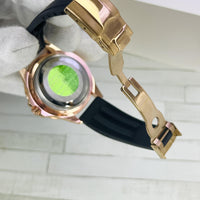 Yacht Master ROLEX men's watch Rubber strap With Heavy Master lock