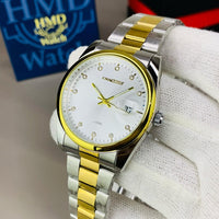 ORIGINAL CHAXIGO BRAND GOLDEN MODELS STAINLESS STEEL CHAIN DATE WORKING BUTTERFLY MASTER LOCK
