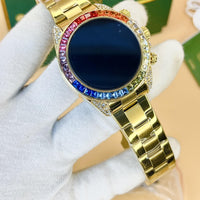 R1 pro ROLEX STYLE NEW STOCK SMART WATCH WITH MULTI STONE HEAVY CHAIN