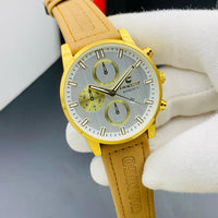 NEW ARTICLE   CHAXIGO MEN'S WATCH  CHINA ASSEMBLED  WATER RESISTANCE  LEATHER STRAP  DATE WORKING  ATTRACTIVE LOOK