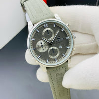 NEW ARTICLE   CHAXIGO MEN'S WATCH  CHINA ASSEMBLED  WATER RESISTANCE  LEATHER STRAP  DATE WORKING  ATTRACTIVE LOOK