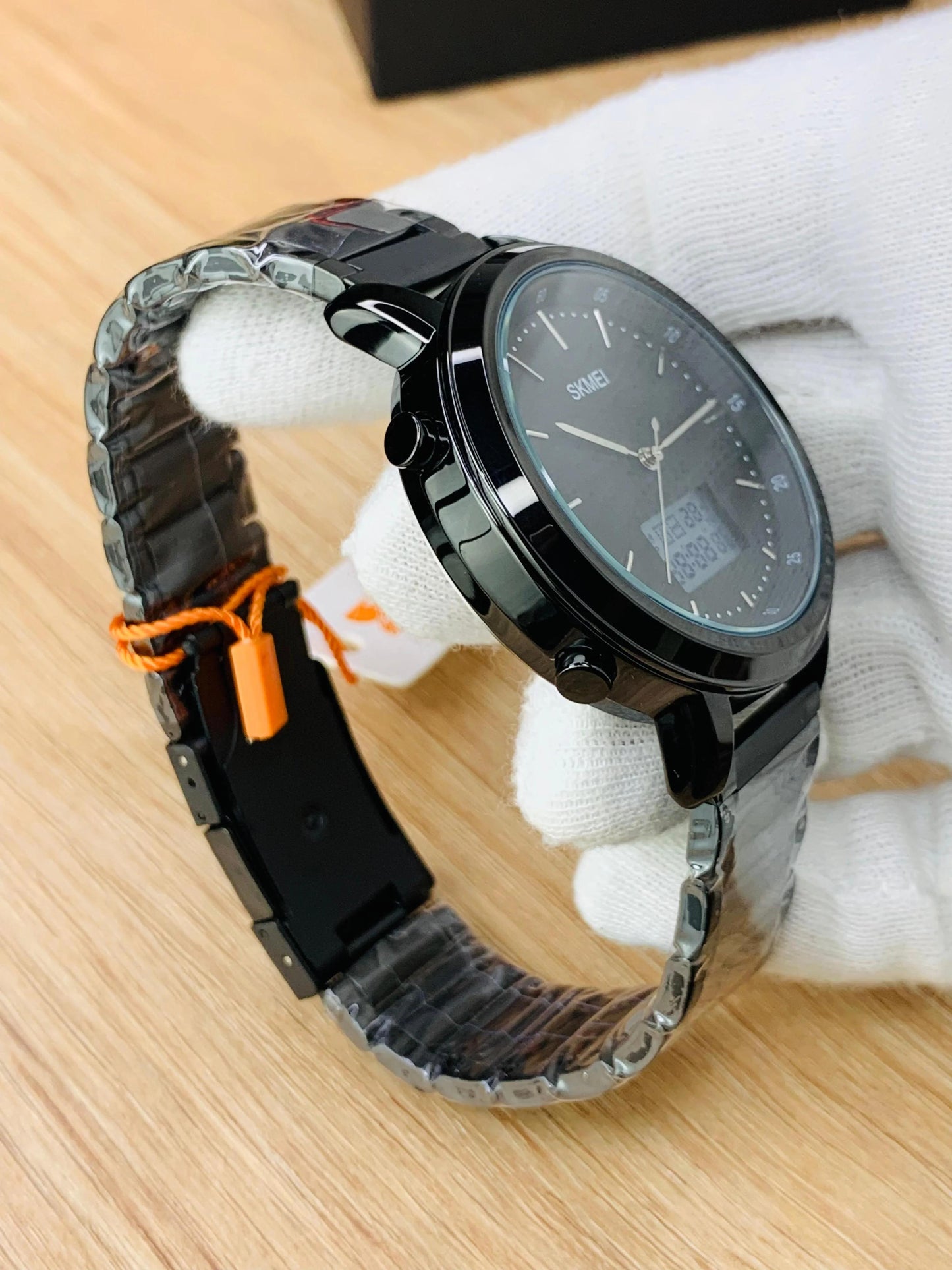 SKMEI WATCH  FOR MEN'S BRANDED WATCH  DUAL TIME CHAIN WATCH